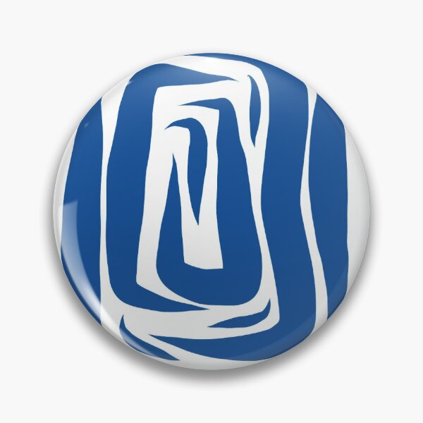 Item preview, Matisse-Inspired Blue Cutout Maze designed and sold by danjonesmusic.