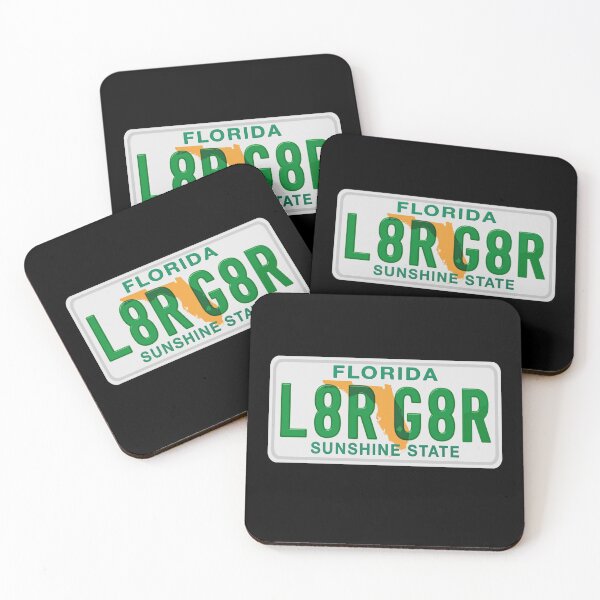 Item preview, Florida LATER GATOR Vanity License Plate L8R G8R designed and sold by IronEcho.
