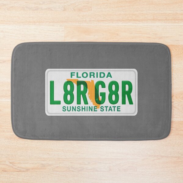 Item preview, Florida LATER GATOR Vanity License Plate L8R G8R designed and sold by IronEcho.
