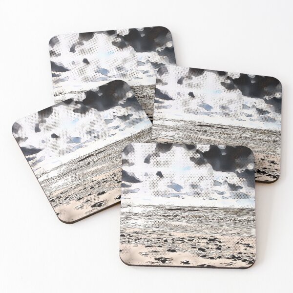 Item preview, Ocean beach & clouds designed and sold by LiniShop.