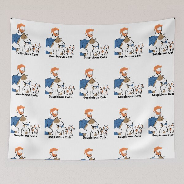 Item preview,     Suspicious Cats  designed and sold by ShoppinOnline24.