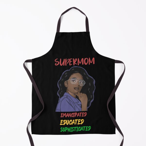 Item preview, Super Mom Emancipated, Educated Sophisticated Mother's Day Black & Birthday Black Centric Gift designed and sold by GmolahUnlimited.