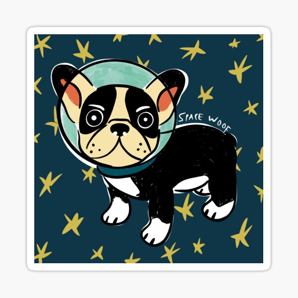 Item preview, Space Woof B Terrier designed and sold by Skkuich.