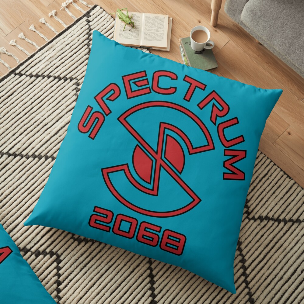 Captain Scarlet and the Mysterons Spectrum Logo Floor Pillow