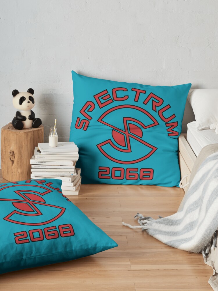 Alternate view of Captain Scarlet and the Mysterons Spectrum Logo Floor Pillow