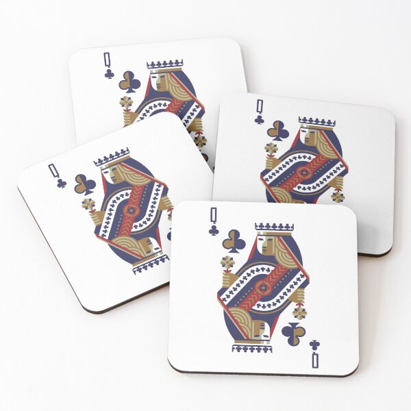 Item preview, Queen of Clubs Print designed and sold by JosTees96.