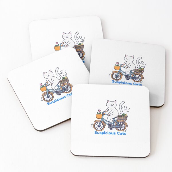 Item preview,    Suspicious Cats  designed and sold by ShoppinOnline24.