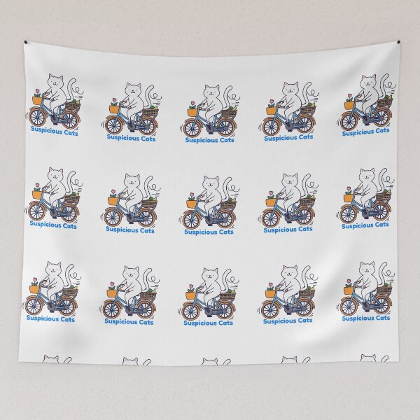 Item preview,    Suspicious Cats  designed and sold by ShoppinOnline24.