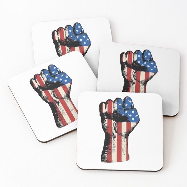 Item preview, Fist Pump American Flag Tough Strong America First designed and sold by SportsT-Shirts.