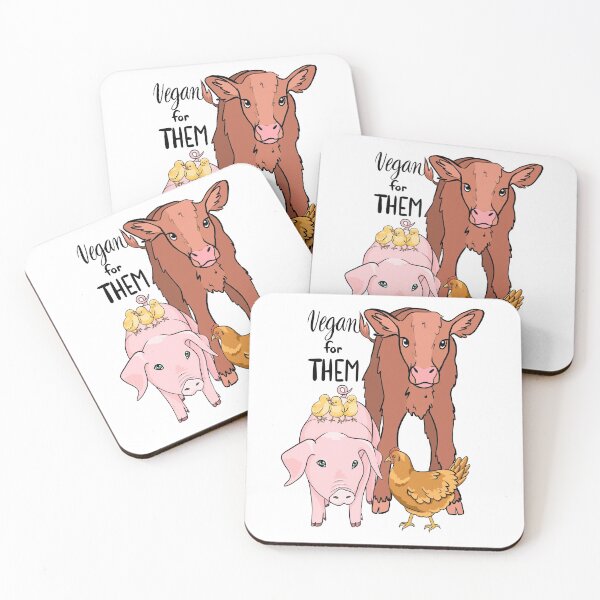 Item preview, Vegan for Them  designed and sold by grace2animals.