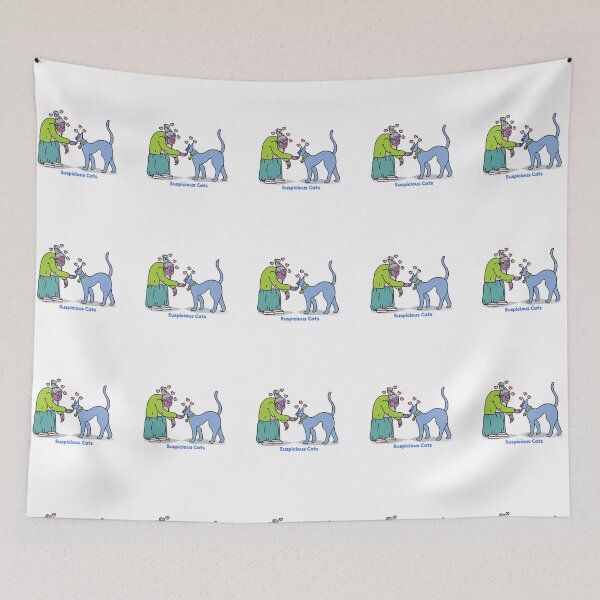Item preview,    Suspicious Cats  designed and sold by ShoppinOnline24.