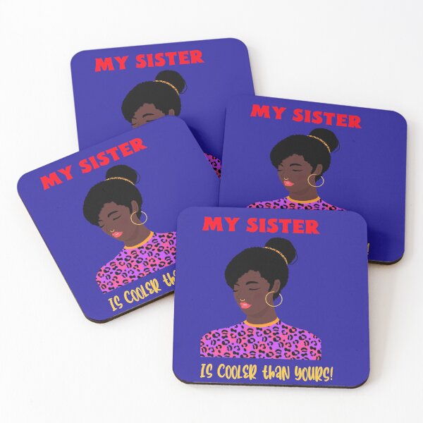 Item preview, My Sister is Cooler than yours Mother's Day  & Birthday Afro Queen Gift designed and sold by GmolahUnlimited.