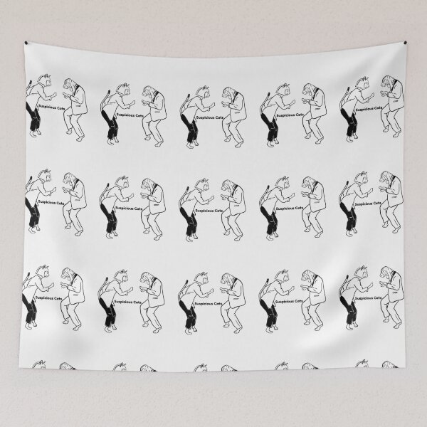 Item preview,    Suspicious Cats  designed and sold by ShoppinOnline24.