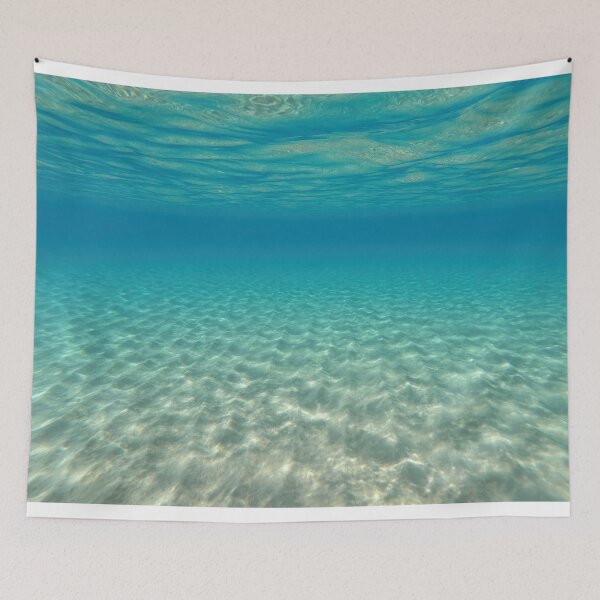 Item preview, Blue Ocean Waves in Underwater Picture  designed and sold by digoarpi.