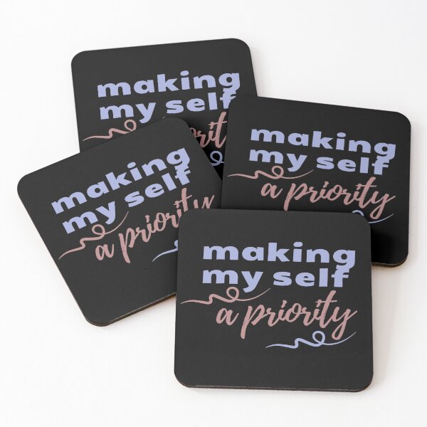 Item preview, Making myself a priority International Women's Day quotes designed and sold by Art Wear Nation.