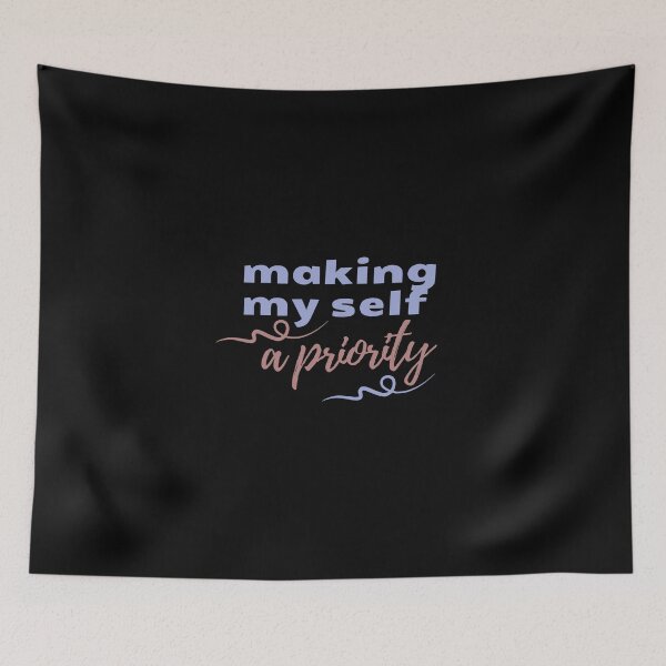 Item preview, Making myself a priority International Women's Day quotes designed and sold by Art Wear Nation.