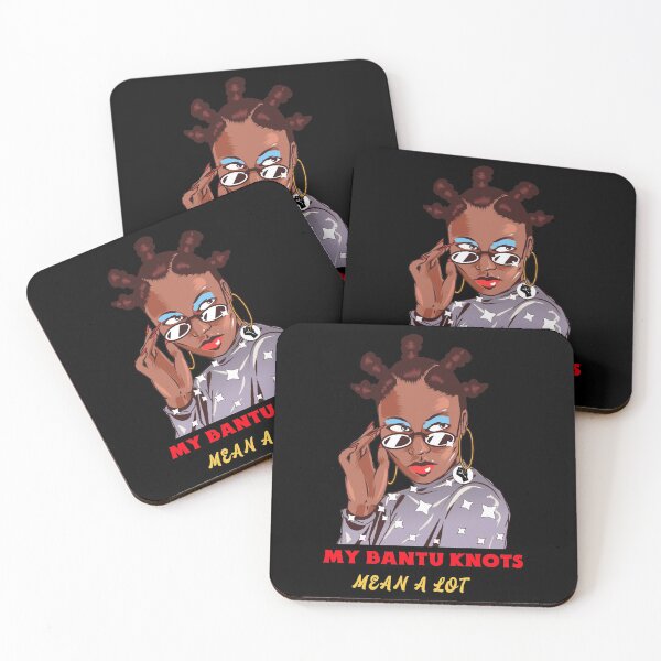 Item preview, My Bantu Knots Mean A Lot African American Mother's Day  & Birthday Afro Queen Gift designed and sold by GmolahUnlimited.