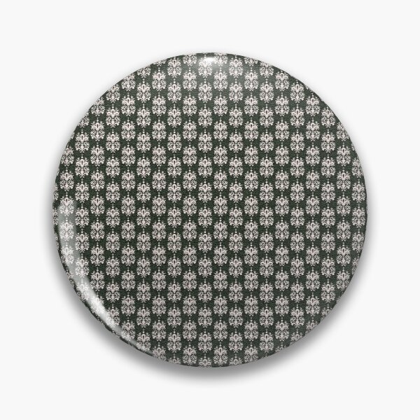 Item preview, Dark Grey and White Luxe Damask with Textured Pattern designed and sold by vortexatelier.