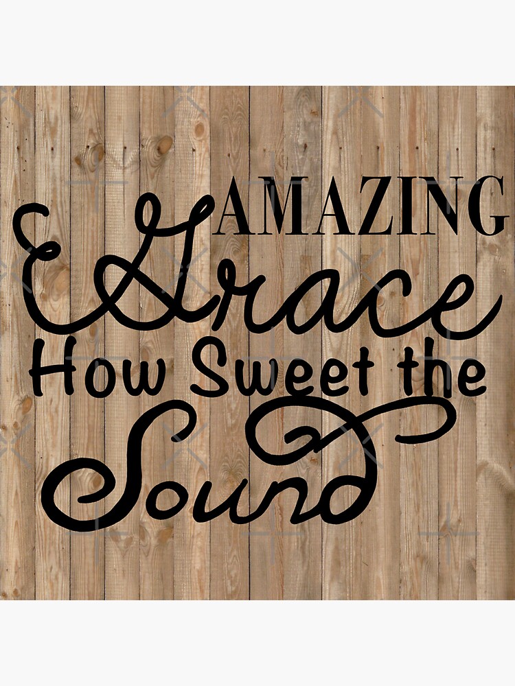 Thumbnail 3 of 3, Sticker, Amazing Grace designed and sold by obxjack.