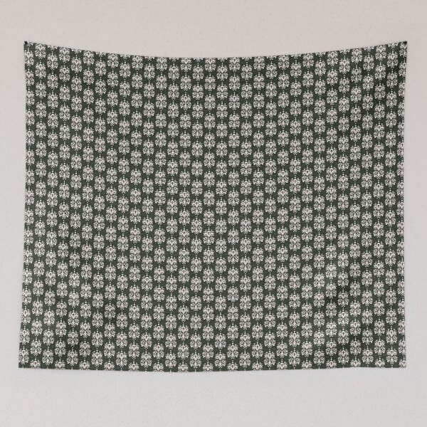 Item preview, Dark Grey and White Luxe Damask with Textured Pattern designed and sold by vortexatelier.