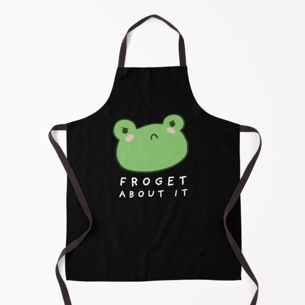 Item preview, Froget About It: Cute Grumpy Frog with a Funny Frogge Pun, Kawaii Froggy Face Meme, Sarcastic Italian "Forget About It" Saying designed and sold by MinistryOfFrogs.