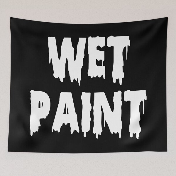 Item preview, Wet Paint Graffiti White designed and sold by TravelScientist.