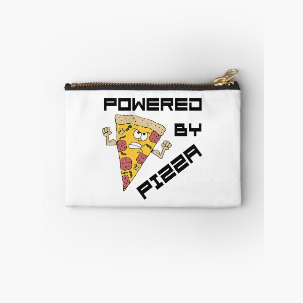 Item preview, Powered By Pizza Cartoon Funny designed and sold by jaycartoonist.