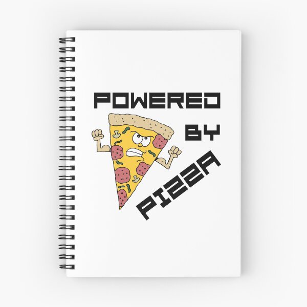 Item preview, Powered By Pizza Cartoon Funny designed and sold by jaycartoonist.