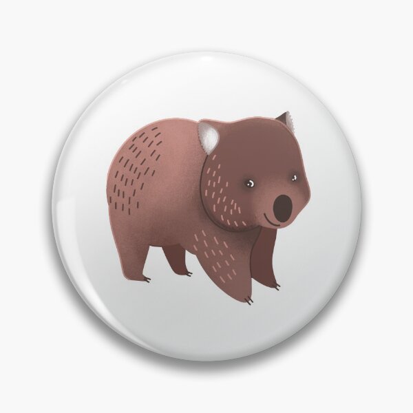 Item preview, Brown hairy nosed wombat designed and sold by jazzydevil.