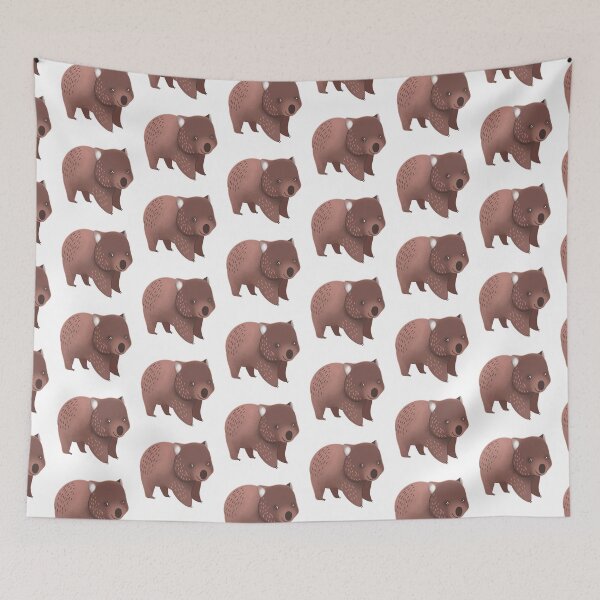 Item preview, Brown hairy nosed wombat designed and sold by jazzydevil.