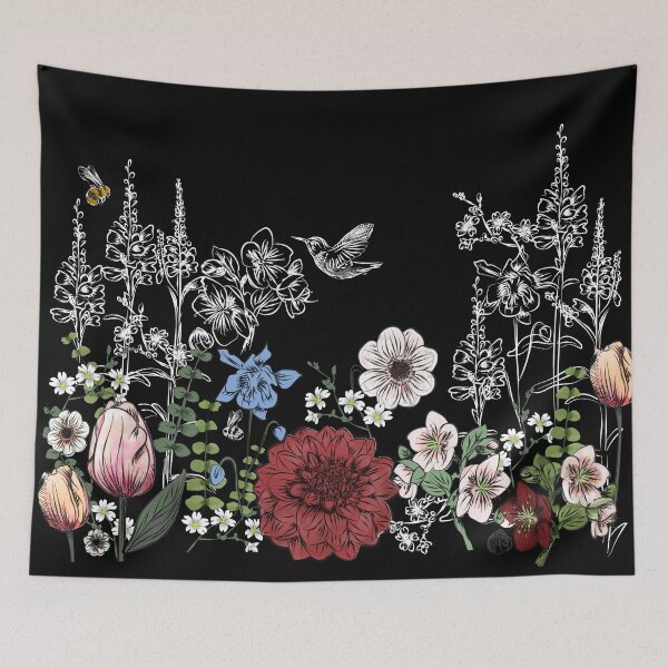 Item preview, Flower garden designed and sold by tingbysanna.
