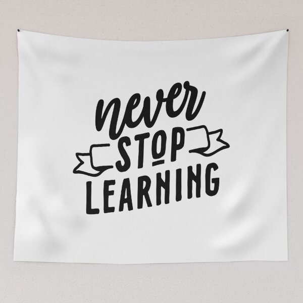 Item preview, Never Stop Learning t-shirt  designed and sold by Perfectstyles.