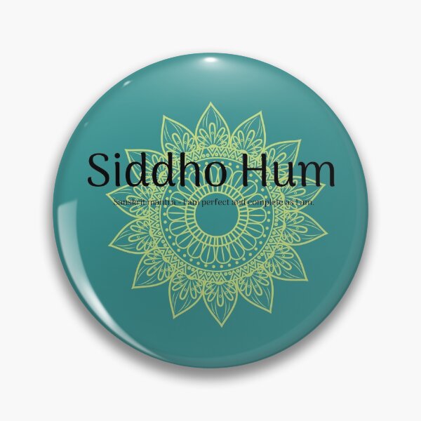 Item preview, Siddho Hum Sanskrit Mantra designed and sold by onepony.