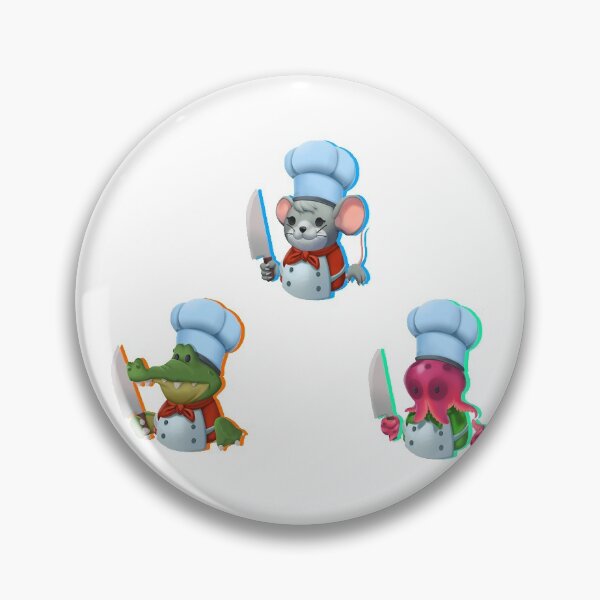 Item preview, PACK - Overcooked Alligator/Mouse/Octopus designed and sold by Gawop.