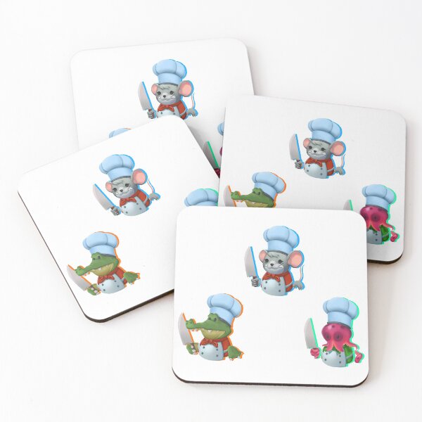 Item preview, PACK - Overcooked Alligator/Mouse/Octopus designed and sold by Gawop.