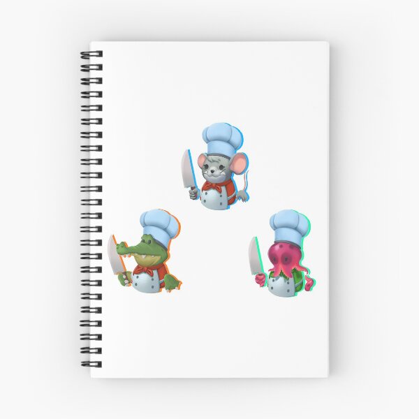 Item preview, PACK - Overcooked Alligator/Mouse/Octopus designed and sold by Gawop.