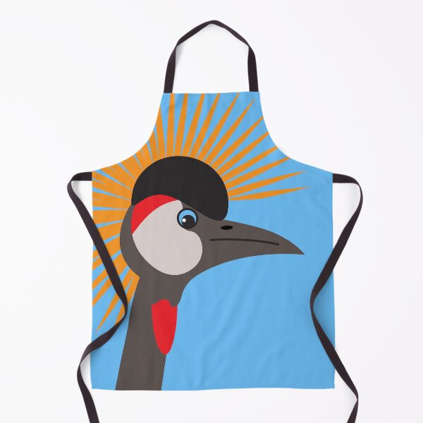 Item preview, Grey Crowned Crane African Bird Portrait 2 designed and sold by Anna Lemos.