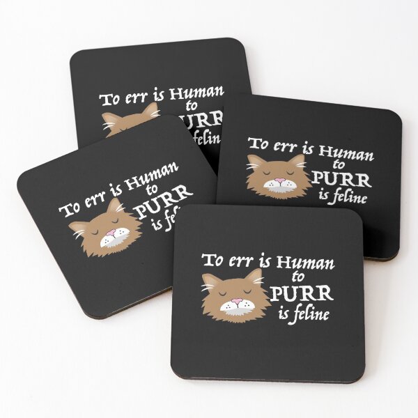 Item preview, To err is human to PURR is Feline designed and sold by jazzydevil.