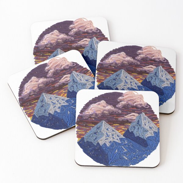 Item preview, Happy Little Clouds and Mountains 1 designed and sold by ZoltCreative.