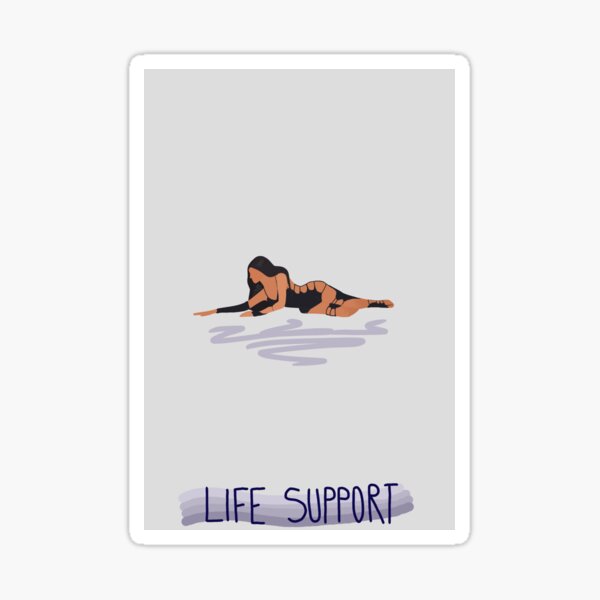 support de vie de la bière madison avec des mots Sticker fini brillant