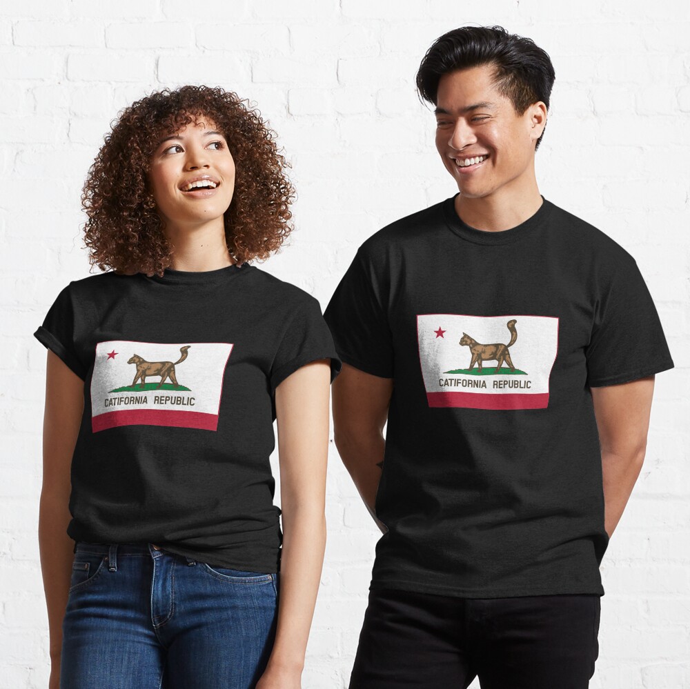 Catifornia Republic State Flag Classic T-Shirt