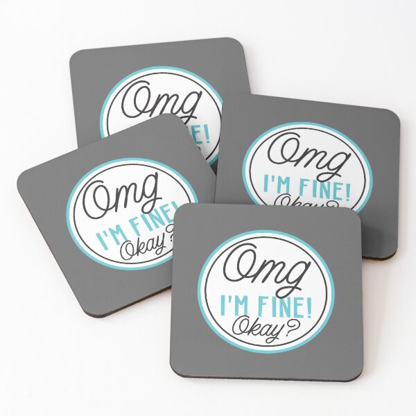 Item preview, Omg I'm FINE OKAY? designed and sold by jazzydevil.