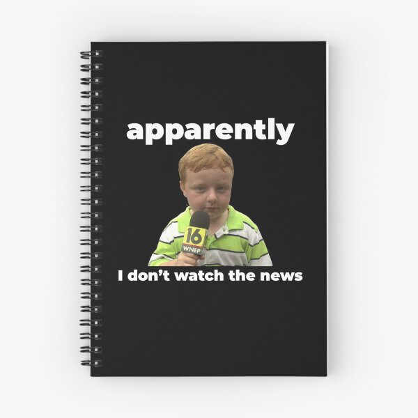Item preview, Apparently, I don't watch the news designed and sold by Zexten.