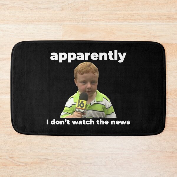 Item preview, Apparently, I don't watch the news designed and sold by Zexten.
