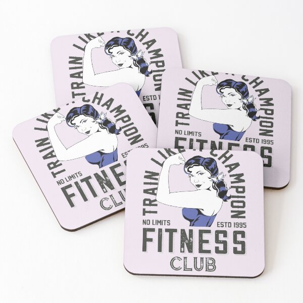 Item preview, Women's Train Like a Champion Fitness Club  designed and sold by The Masked Designer.