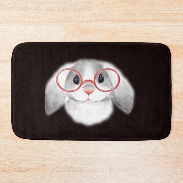 Item preview, Cute Easter Bunny Rabbit In Glasses Happy Easter designed and sold by NadeenInspires.