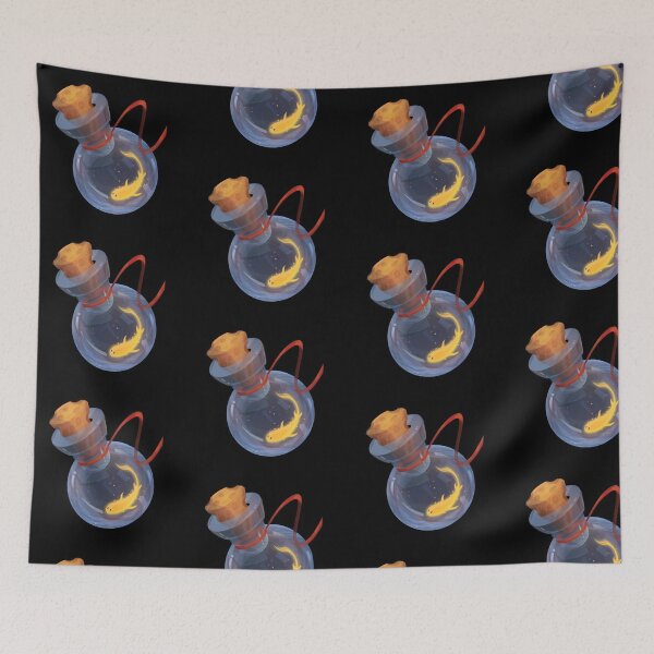Item preview, Goldfish in a Glass Vial designed and sold by GalaxyChicken.