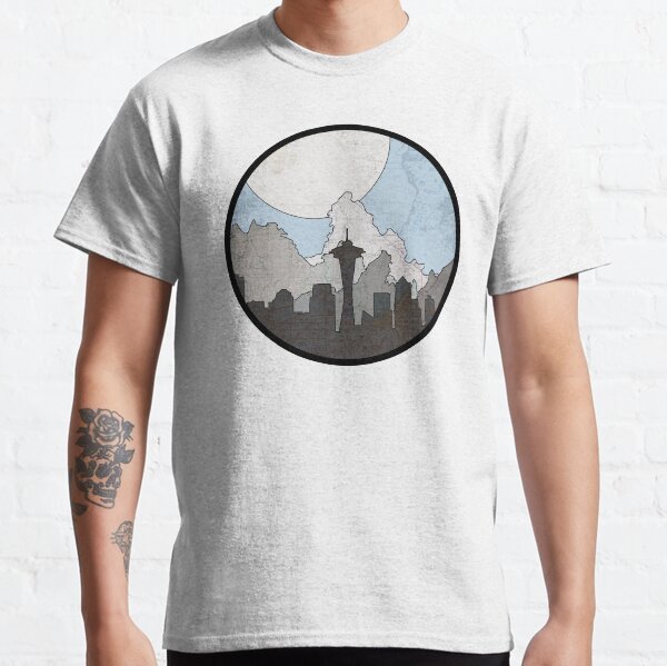 Map to the Pacific Northwest - Round Classic T-Shirt
