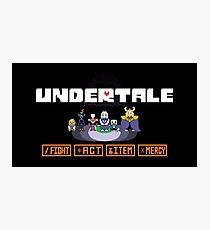Undertale Photographic Print