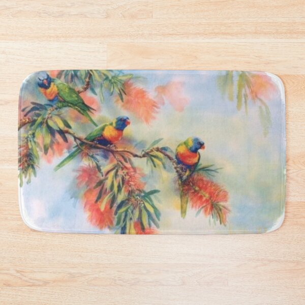 Item preview, LORIKEETS IN WATERCOLOR SPRING designed and sold by THE AMERICAN TEEVANGELIST.
